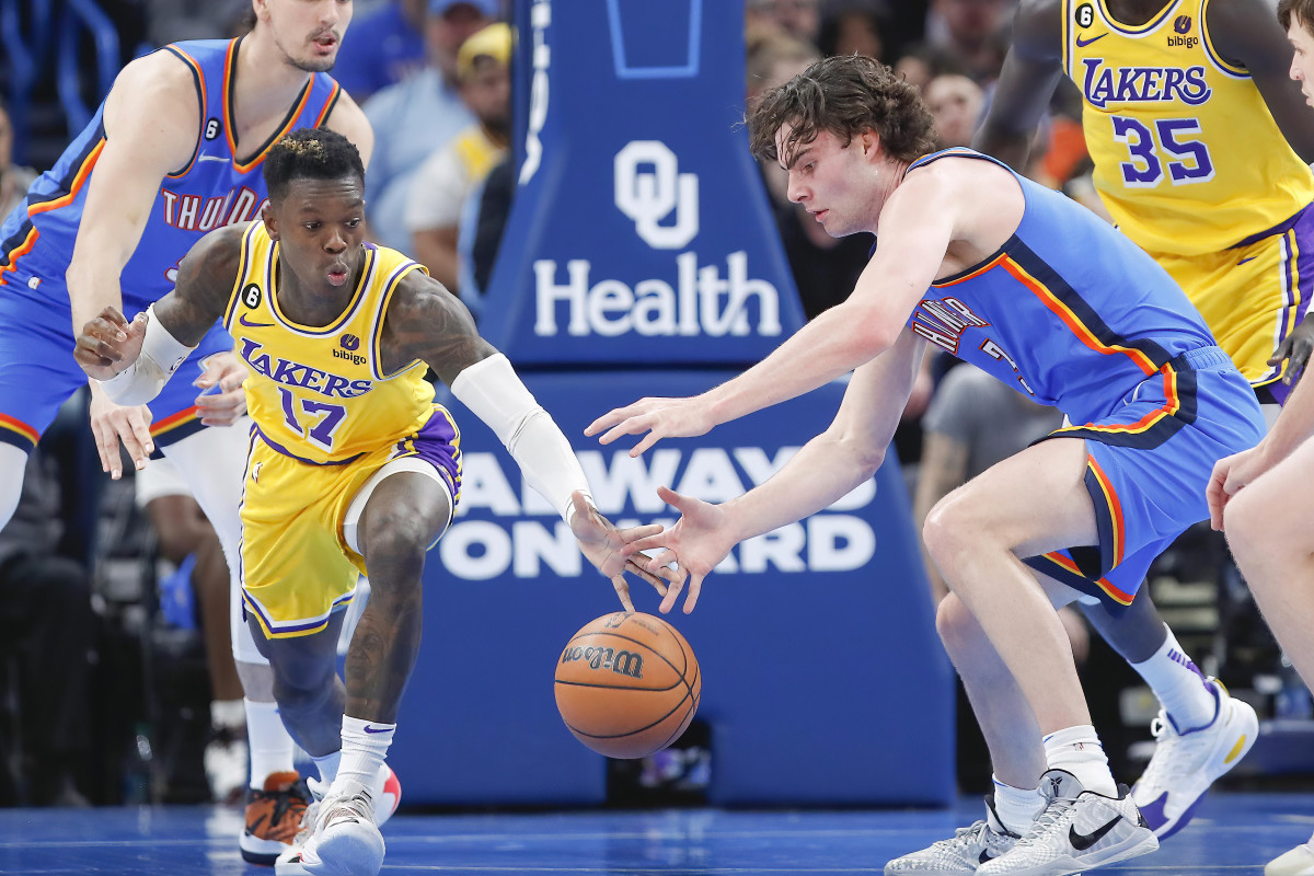 dennis schroder josh giddey thunder 3-1-23
